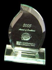 Etched Award